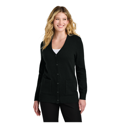 CP Office of Equal Opportunity - Ladies Marled Cardigan Sweater