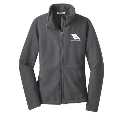 SLO County Social Services - Ladies Fleece Jacket