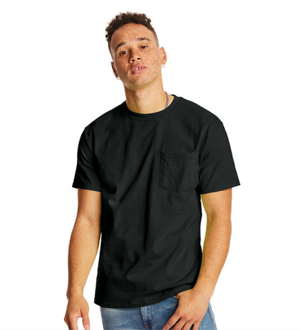 4. FMD - Hanes® 100% Cotton T-Shirt with Pocket