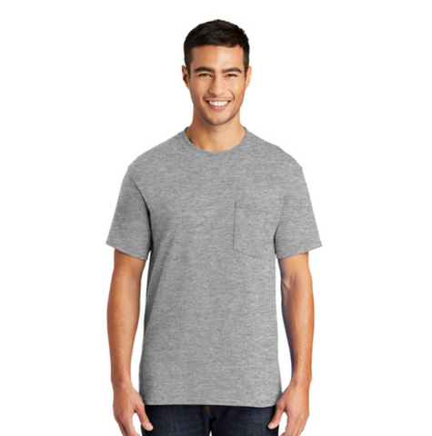 6. FMD - Port & Company® Core Blend Pocket Tee