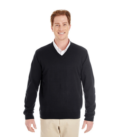 24. FMD - Harriton Men's Pilbloc V-Neck Sweater
