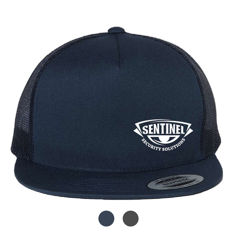 Sentinel Security Flatbill Snapback 5-Panel Trucker