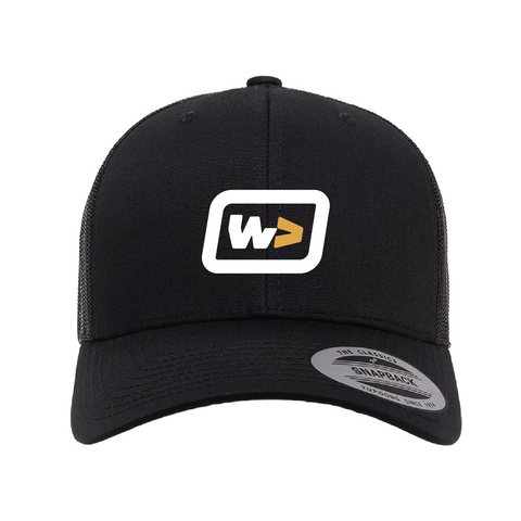 Wholesum Black Trucker Cap