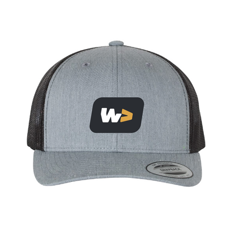Wholesum Heather Grey/Black Trucker Cap