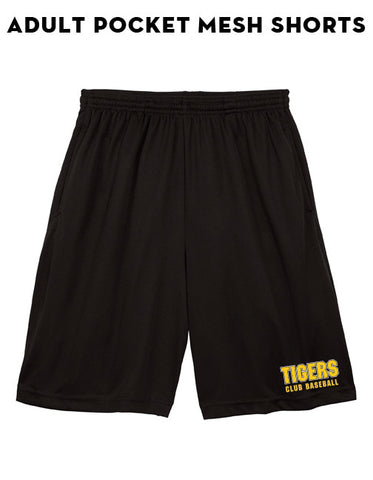 Tigers Club Baseball - Pocket Shorts