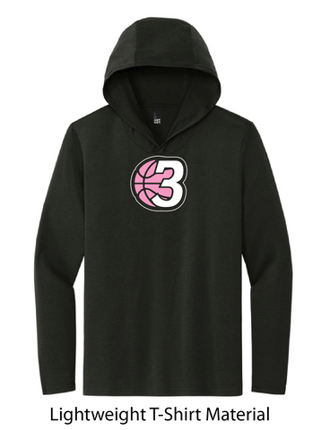 3Ball Girls Logo Lightweight Hoodie