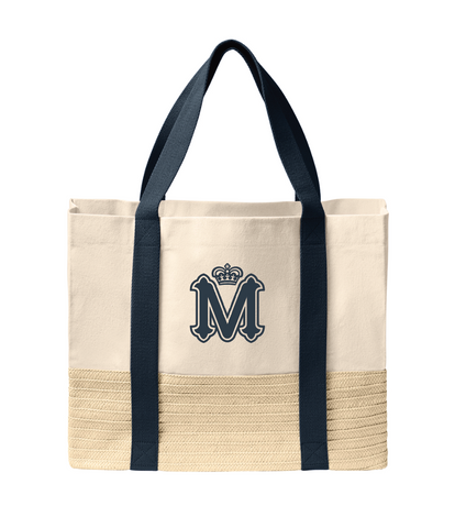 Mission College Prep - Straw Market Tote