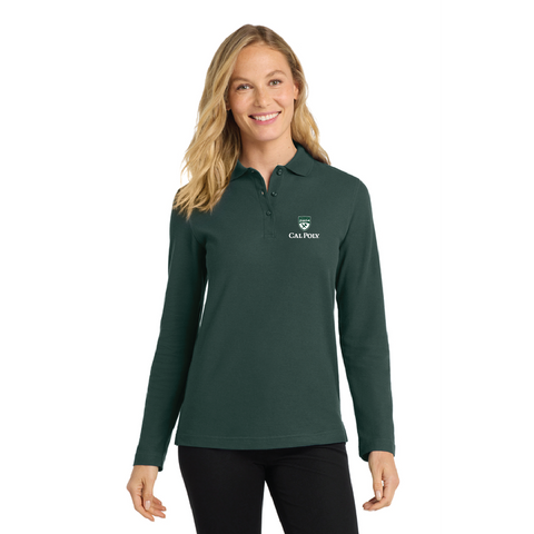 Cal Poly Admissions Women's Silk Touch™ Long Sleeve Polo