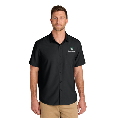 Cal Poly Admissions Short Sleeve UV Dockside Shirt
