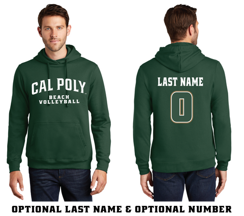 CP Beach Volleyball Hoodie w/Name-Number