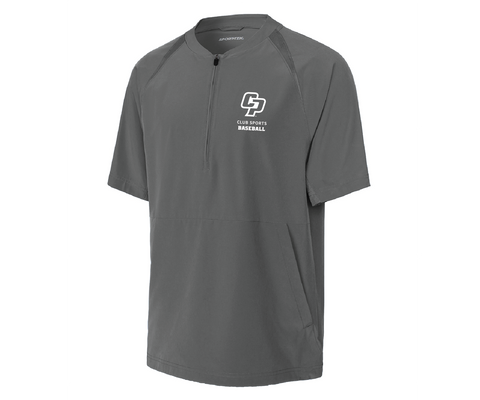 Cal Poly Club Baseball 1/2-Zip Short Sleeve Jacket