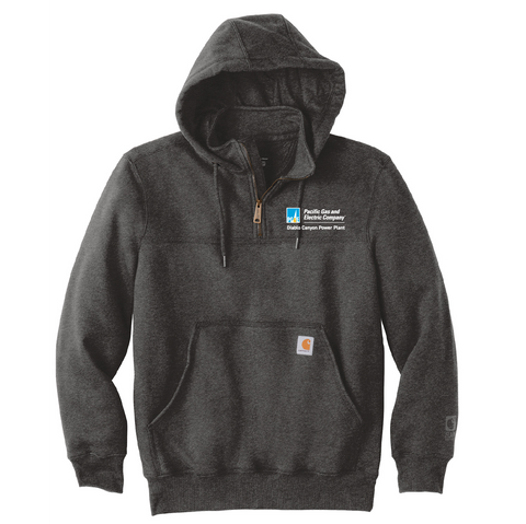 Paxton heavyweight hooded zip mock sweatshirt sales