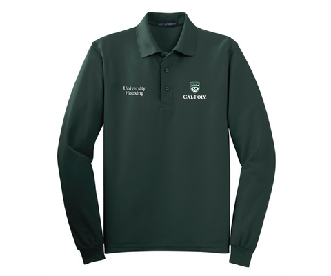 Cal Poly Custodial Operations - Men's Silk Touch Long Sleeve Polo