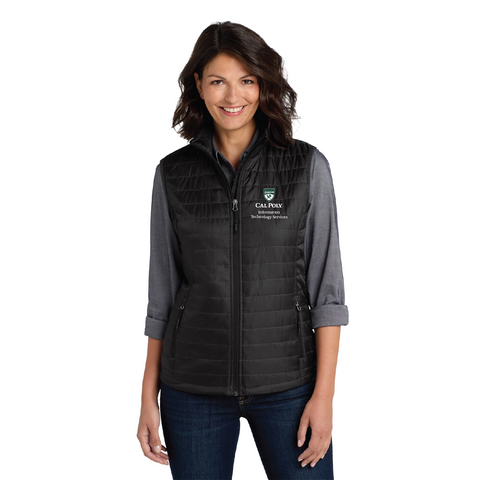 CP Information Technology - Ladies Packable Puffy Vest