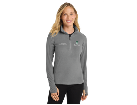 CP Information Technology - Women's Microfleece 1/2-Zip Pullover