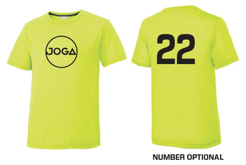 Joga Bonito Unisex Sports Tee (Youth & Adult Sizes) - Number Option