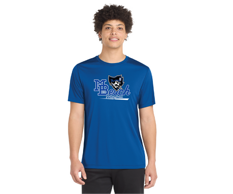 MBHS Beach Volleyball Short Sleeve PERFORMANCE Tee