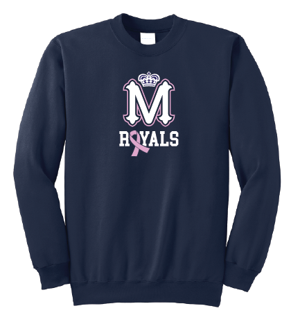 MCP Think Pink Royals M Crewneck