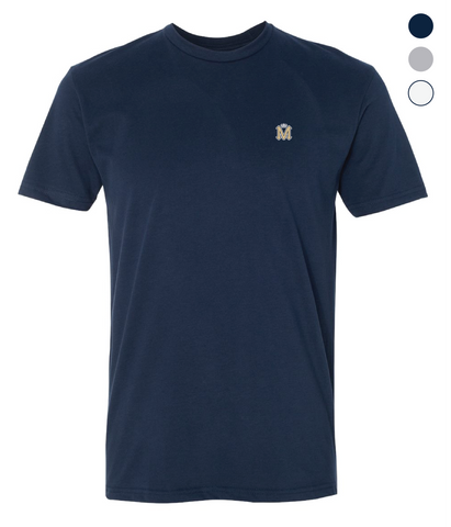 Mission College Prep M-Crown Quarter Logo T-Shirt