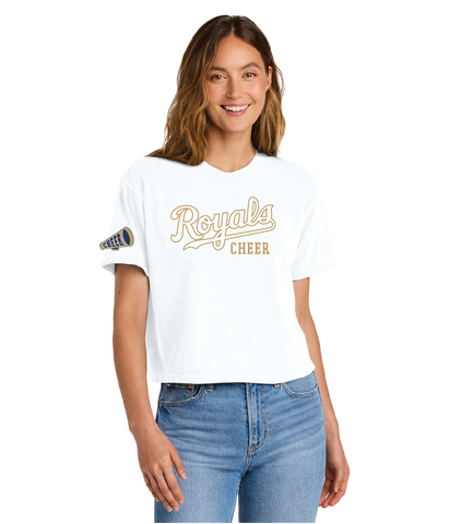 Mission College Prep Cheer Royals Boxy Tee