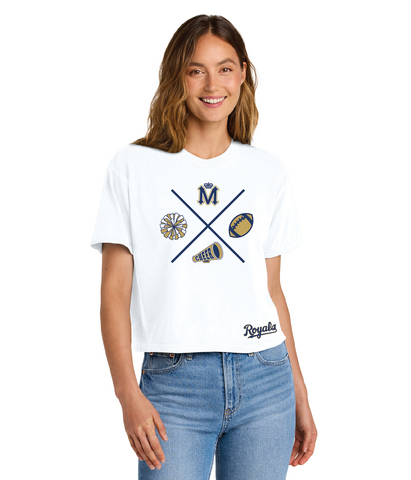 Mission College Prep Cheer Icon Boxy Tee
