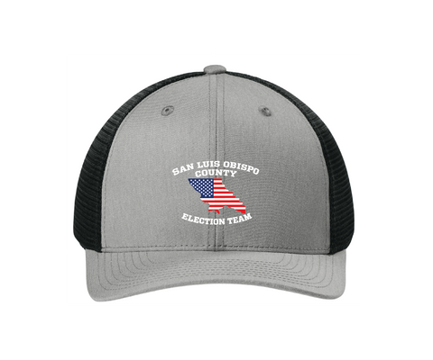 County of SLO Elections Team Snapback Trucker Cap