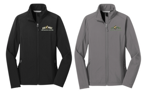 Cal Poly Swimming & Diving Ladies Soft Shell Jacket