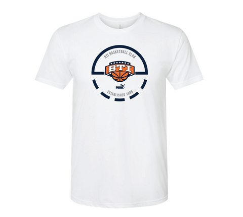 BTI Basketball - 2024 Circle Logo White