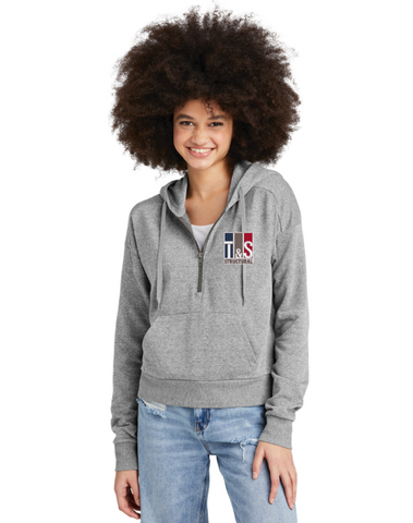 T&S Structural - Ladies 1/2-Zip Hoodie