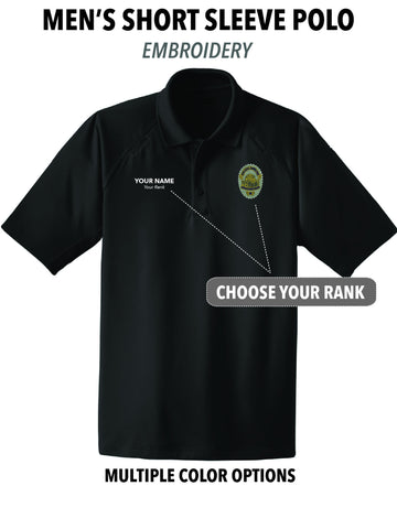 Atascadero Police - Men's Embroidered Short Sleeve Polo