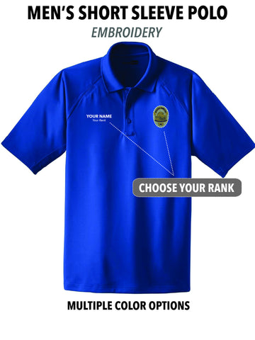 Atascadero Police - Men's Embroidered Short Sleeve Polo – J