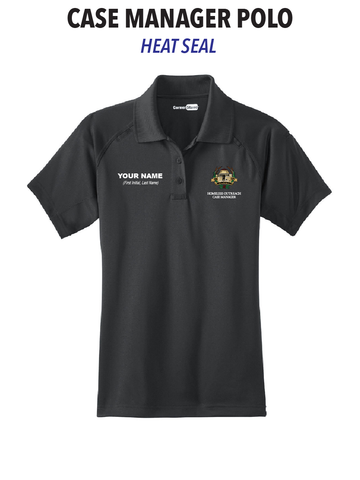 Atascadero Police - Women's (Heat Seal) Short Sleeve Polo -CASE MANAGER-