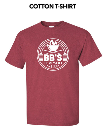 BB's Teriyaki - Cotton T-Shirt w/ Heat Pressed Vinyl