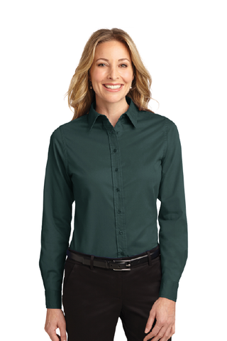 Cal Poly AFD - Ladies Long Sl. Button-Up