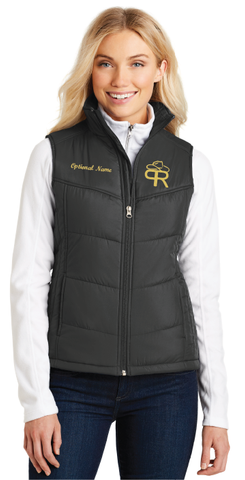 Purdue Rodeo Ladies Puffy Vest - FREE SHIPPING