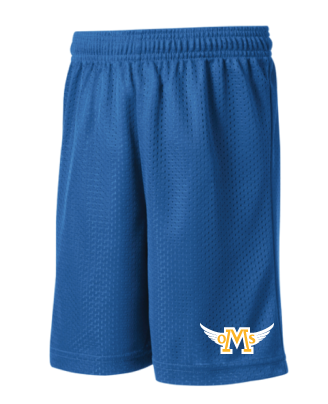 OMS Approved for School - 6th/7th/8th Grade PE Shorts