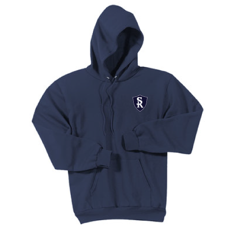 Blue hoodie with rose sales