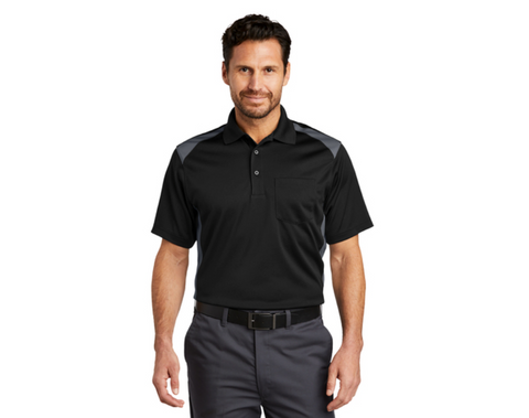 14. FMD - Men's Cornerstone Select Snag-Proof Two Way Colorblock Pocket Polo