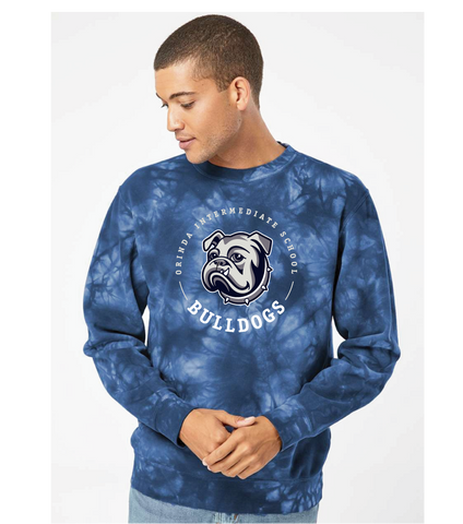 Orinda - OIS Tie Dye Navy Crew