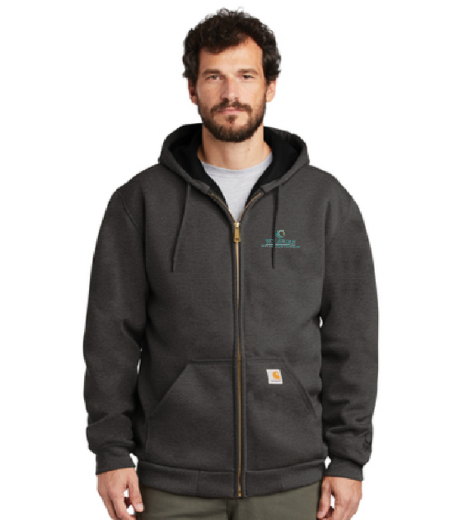 WH Carhartt Rain Defender Rutland Thermal Lined Zip Hoodie