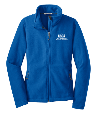 Ladies blue hotsell fleece jacket