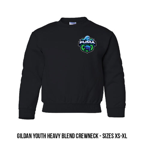 Puma Aquatics - Crewneck Crest Sweatshirt - Black