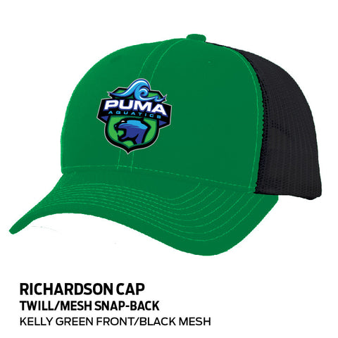 Puma Aquatics - Crest Twill/Mesh Snapback Hat